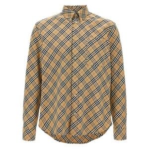 Burberry Check Print Cotton Shirt - NWT